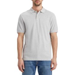 Scotch &amp; Soda 男式核心标志珠地布 Polo 衫, 麻灰色