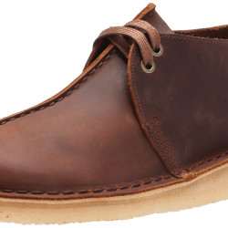 Clarks 男式 沙漠徒步 26155487 牛津鞋 舒适 Desert Trek Beeswax 7.5