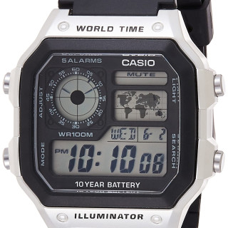 CASIO 卡西欧 潜水 手表 男士 日本石英 防震 AE-1200WH-1CVCF
