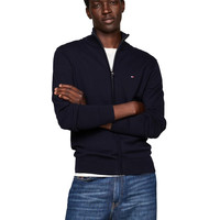 Tommy Hilfiger 汤米·希尔费格 男式轻质全拉链毛衣, Desert Sky