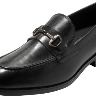 Cole Haan 男式 Harmon Grand Bit 乐福鞋, 黑色/黑色防水