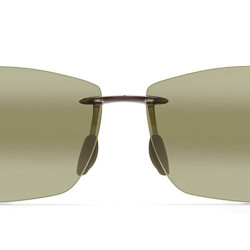 Maui Jim 茄仔镜 Lighthouse 矩形太阳镜 中性款 Trans Smoke GreyMaui Ht Medium