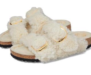 BIRKENSTOCK 勃肯 Arizona Big Buckle Teddy 女士凉鞋