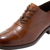 Cole Haan 男式 Newmark Grand 开普托牛津鞋, 英国棕褐色/深棕色
