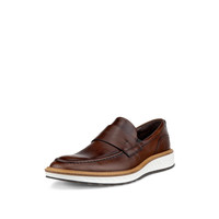 ECCO 爱步 男士 St. 1 Hybrid 乐福鞋 可可棕色 42/42.5 EU
