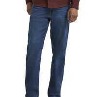 Wrangler 男士自由弹力宽松靴型牛仔裤, 灾难
