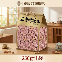 盛庆邦 五香烤花生米500g