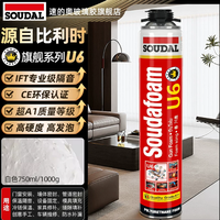 U6发泡胶高密度填缝玻璃胶 1000g