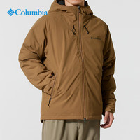 Columbia 2025秋冬新品户外男金点热能加厚保暖700蓬羽绒服XE5842 257-棕