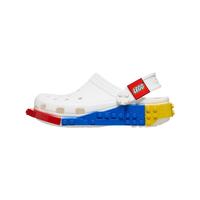 卡骆驰 Crocs x 乐高联名 211873 白色 45码 洞洞鞋
