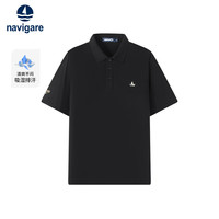 navigare [速干]Navigare意大利小帆船夏季新款薄款POLO衫男短袖翻领T恤