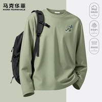 马克华菲 春秋季重磅纯棉长袖T恤