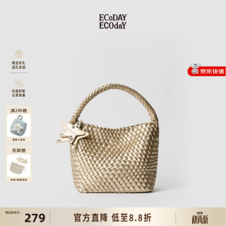 ECODAY 大容量 女士托特包  香槟色 中包