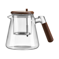 京东京造 高硼硅玻璃 茶水分离 900ml 飘逸杯