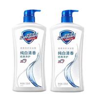 舒肤佳 健康净护沐浴露 纯白清香720gX2瓶