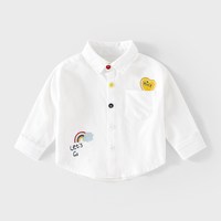 多嘻噜卡 男童衬衫春秋季2026新款女孩外套儿童童装宝宝秋装小童衬衣秋季潮