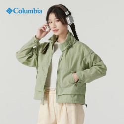 Columbia 26春夏新款哥伦比亚夹克女户外休闲防风拒水可收纳连帽外套WR4004 348 M