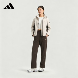 adidas 外套女秋季运动跑步户外外套保暖运动服KG8931 S