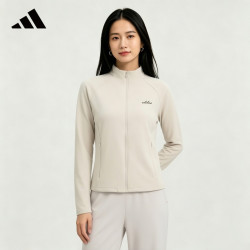 adidas 外套女秋季运动跑步户外外套保暖运动服KG8925 L