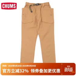 洽洽鸟 户外潮流秋冬休闲时尚百搭舒适直筒工装裤子CH03-1281 卡其色/B001 M