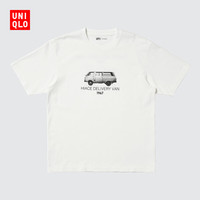 优衣库 TOYOTA UT/短袖T恤男装女装485741 00 白色 L