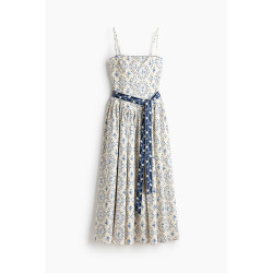 H&M HM女装连衣裙2026夏季新款细吊带海岛度假风系收腰长裙1319991