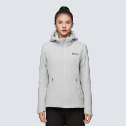 HALTI 哈尔迪秋冬女士棉服防风防寒防泼水P棉保暖棉衣女HIJDT27060S 岩灰色 M (165
