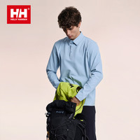 HELLY HANSEN, H/H海丽汉森hh26冬 轻户外基础长袖polo衫 蓝色 M