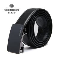 SHERIDAN NL521552S 牛皮自动扣 黑色 皮带