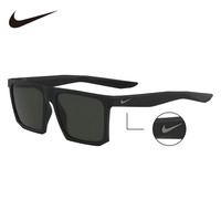 NIKE 休闲百搭墨镜潮流开车运动太阳眼镜男女方框眼镜EV1058 001