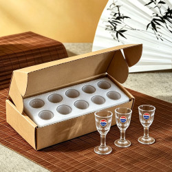 茅台 品鉴酒杯套装10杯 高脚杯小酒杯10ml