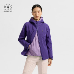 KOLON SPORT 户外冲锋衣 女士防水防风P棉棉服三合一冲锋衣