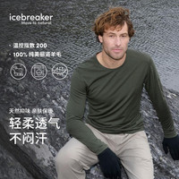 icebreaker 100%美利奴羊毛男女200Oasis可机洗户外登山跑步运动滑雪功能内衣 104