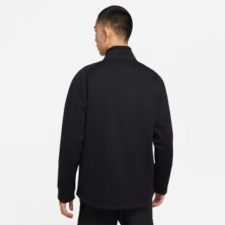 NIKE 男子立领开襟长袖训练夹克跑步外套保暖冬季轻盈透气运动夹克 DM5941-010 L