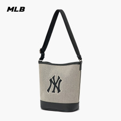 MLB 官方 男女情侣水桶包经典挎包时尚运动休闲七夕送女友 纽约洋基队/黑色