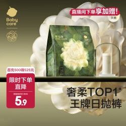 babycare 一次性内裤女纯棉孕产妇坐月子产后用品免洗旅行内裤 山茶柔1条试用装 L码
