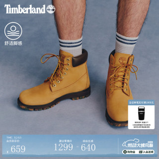 Timberland 男鞋高帮靴25秋冬户外休闲防泼水|A6FEE A6FEE754/小麦色 40