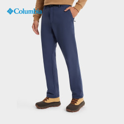 Columbia 2026秋冬新品户外男裤拒水加绒内里保暖休闲运动直筒冲锋裤AE8956