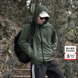 拓路者 防晒衣男upf50+轻薄款防晒服防紫外线夏季户外运动透气钓鱼服凉感 军绿色 M