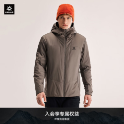 凯乐石 AT80运动棉服男APEXHEAT棉保暖透气防风连帽夹克外套秋冬 KG253010