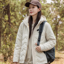 Columbia 羽绒服男女户外金点热能保暖650蓬防跑绒防水羽绒外套 女款 白色 M