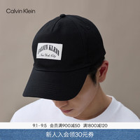 卡尔文·克莱恩 Jeans 字母布标纯棉棒球帽
