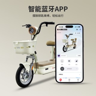 台铃 小果粒电动车长续航小型电瓶车新国标电动车自行车门店自提