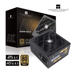 利民 TR-AX850 ATX3.1 PCI-e5.1电源金牌全模组全日系电容额定850W