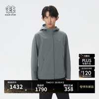 KOLON SPORT LHJK5AN021-DG 防泼水透湿 深绿色 XL 软壳夹克
