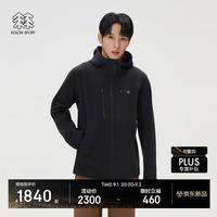 KOLON SPORT 石墨烯复合 男士软壳夹克  黑色BK 3XL