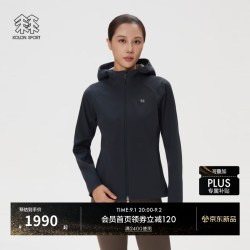 KOLON SPORT 防泼水 软壳夹克  黑色BK-女 S