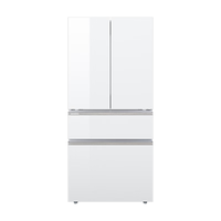 博世 KFB89VA21C 自动制冰 502L 玻璃面板 法式多门冰箱