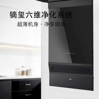 镝玺 新风循环 吸油烟机  不锈钢机身  新风联动排烟系统，定制品下单不退不换，（定制周期60天）