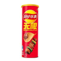乐事 薯片 无限嗞嗞烤肉味 104g/罐 多种口味